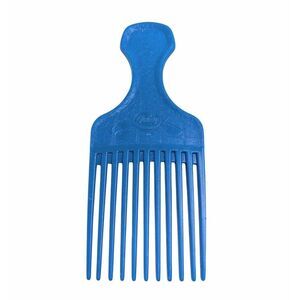 Vintage Goody blue hair pick pick 6.5" comb USA